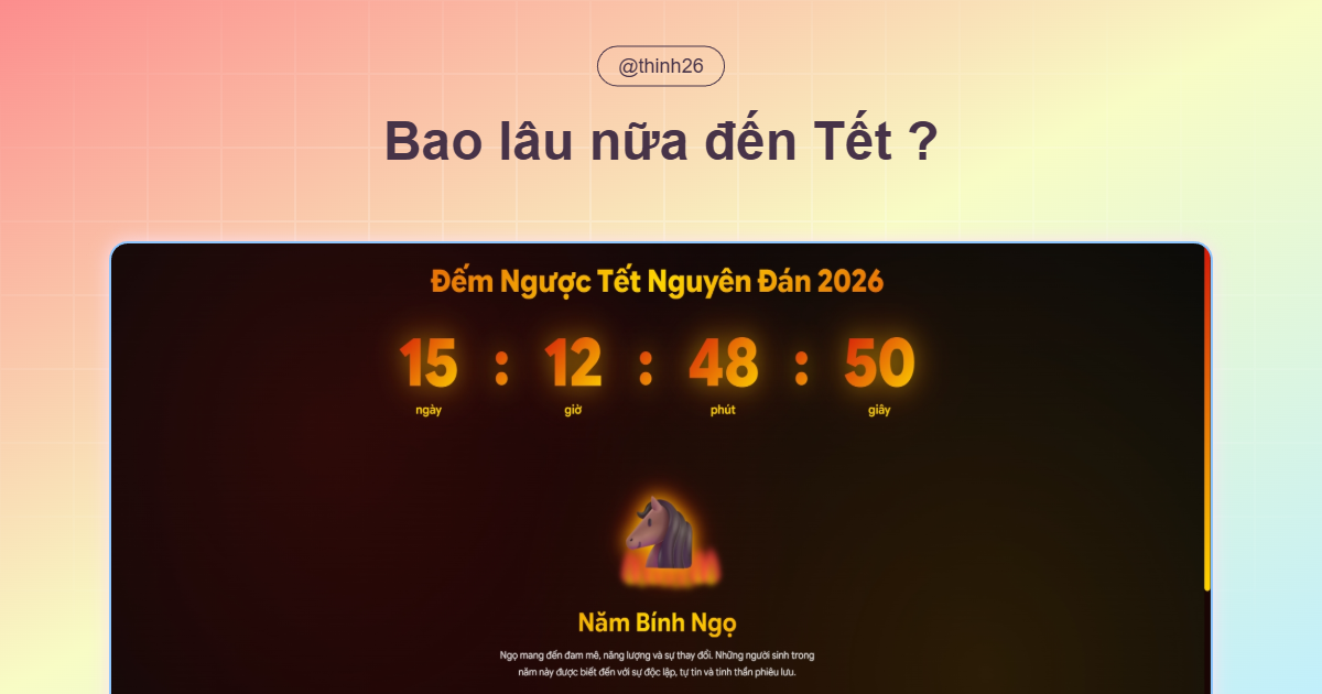 Lunar New Year Countdown